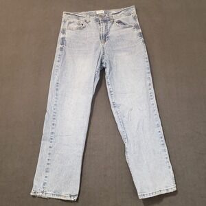 Kensie Jeans Womens Size 8/29 The Mila High Rise Straight Light Wash